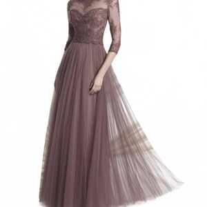 Mon Cheri Pink Bishop Sleeve Wedding Gown used one time‎ for my daughter’s we